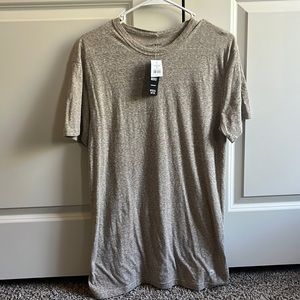 Men’s basic tee. Casual, tan color. Soft material. Never worn. New with tags.